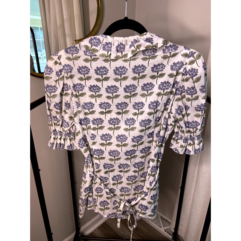 Anion Smocked Floral Top - Picture 3 of 4